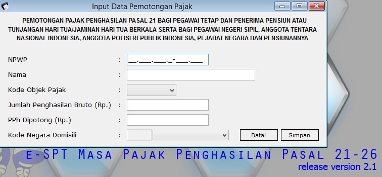 More detail reporting on monthly PPh21